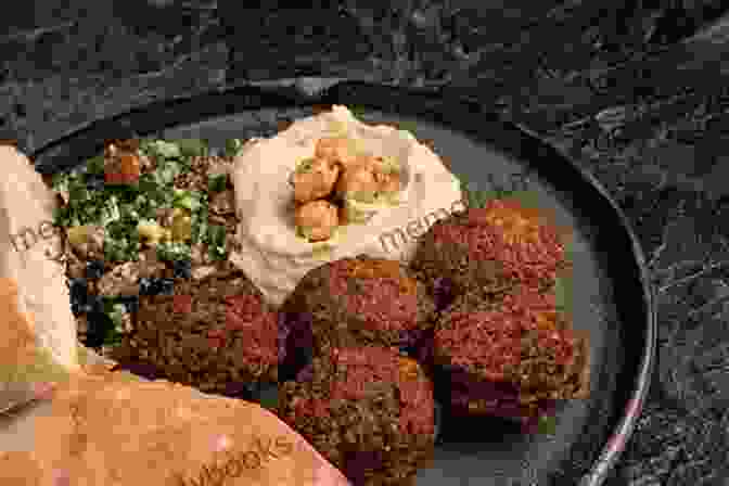 Vibrant Lebanese Mezze Platter With Hummus, Tabbouleh, Kibbeh, And Falafel Mediterranean Diet Lebanese Edition: Exotic Lebanese Recipes For Your Healthy Mediterranean Lifestyle (Mediterranean Cooking And Mediterranean Diet Recipes 4)