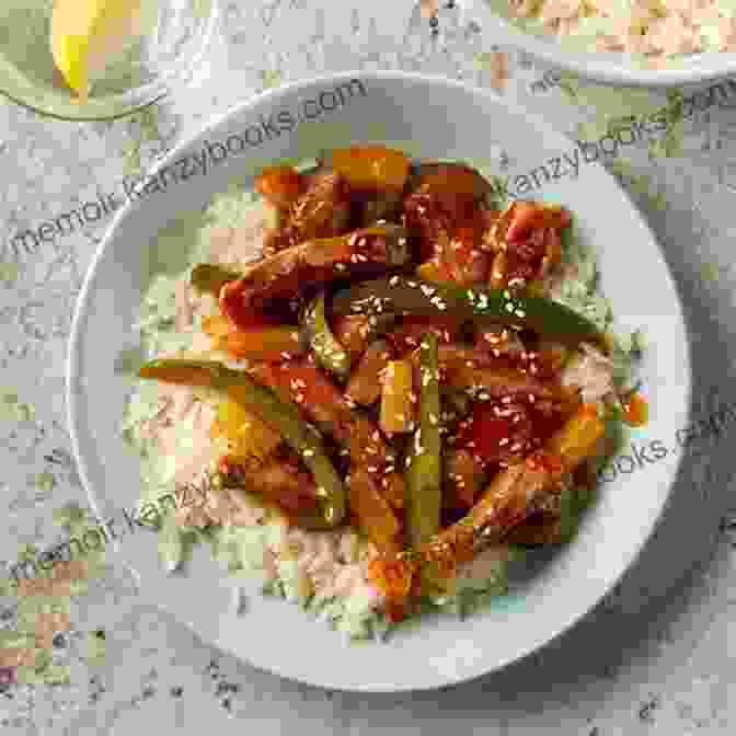 Vivid Photograph Of Sweet And Sour Pork With Pineapple, Showcasing The Vibrant Colors Of The Dish Cooking Delicious Chinese Food With Fresh Fruits Recipes With Photos