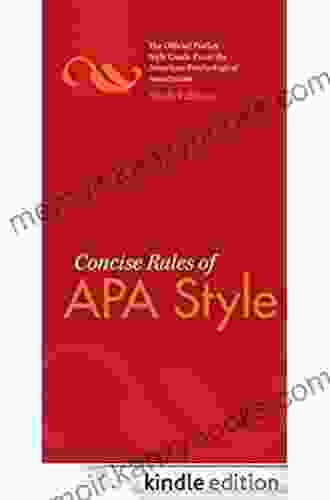 Concise Rules of APA Style Sixth Edition (Concise Rules of the American Psychological Association (APA) Style)